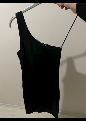 Tek omuz elbise - Görsel 2