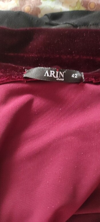42 Beden bordo Renk Abiye 