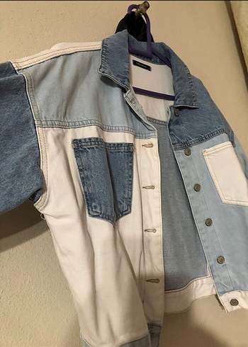 Trendyol & Milla Kadın Pastel Mavi Düğmeli Denim Ceket
