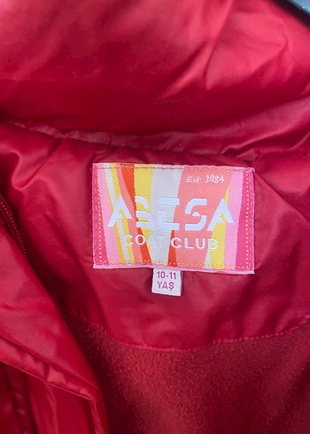 Kız Çocuk Kırmızı Fermuarlı Mont - Görsel 6