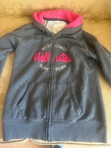 Hollister fermuarlı sweat