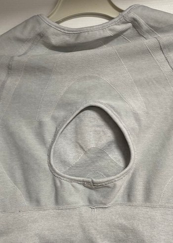 Gymshark Gri Uzun Kollu Crop Top spor üst - Görsel 3