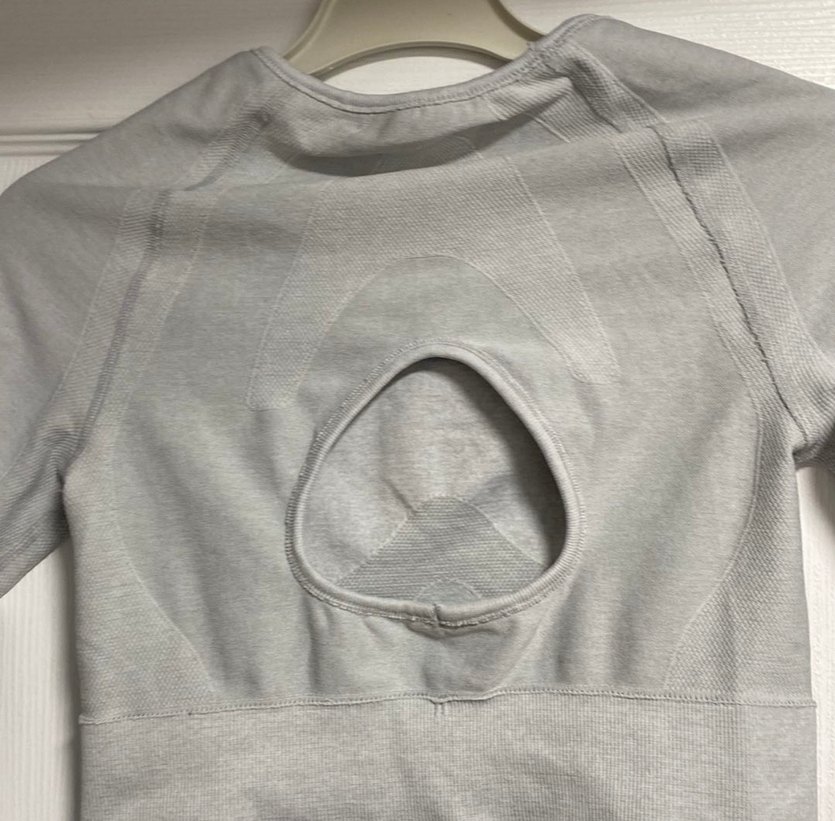 Gymshark Gri Uzun Kollu Crop Top spor üst - Görsel 3