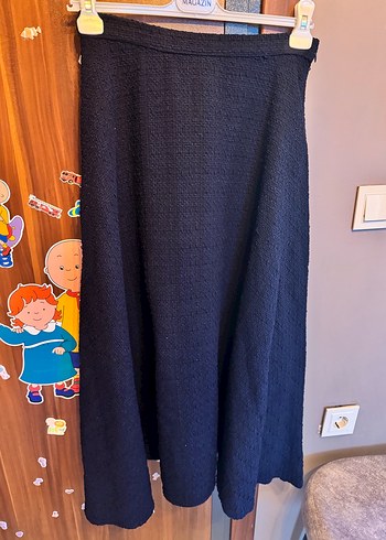 Düğmeli Lacivert etekli takım - Görsel 6