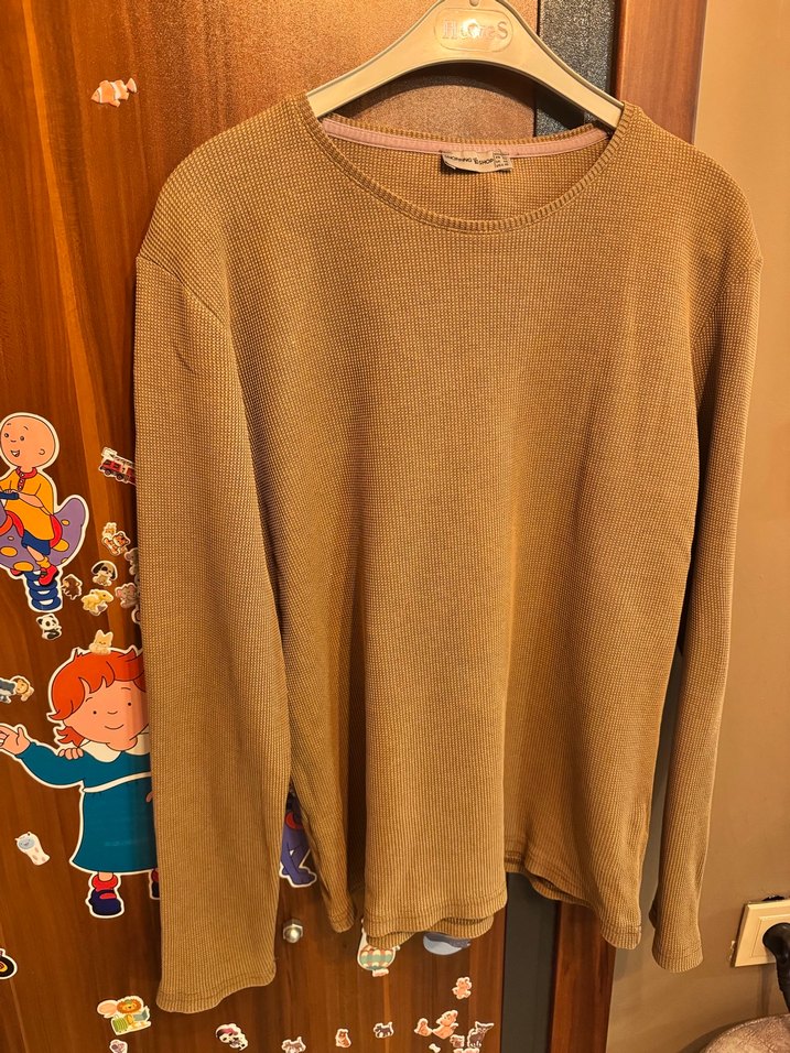 Erkek taba  Triko Uzun Kollu Kazak - Görsel 3