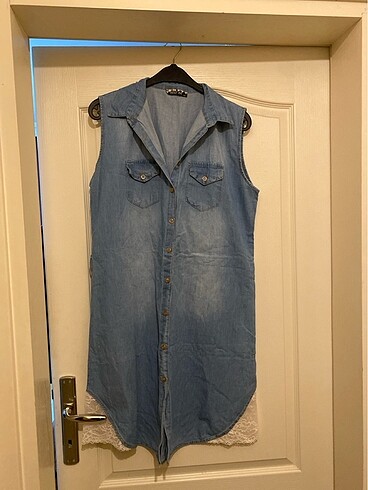 Denim (Kot) Gömlek Elbise