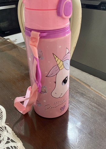 Unicorn Desenli Pembe Çocuk sulum - Görsel 2