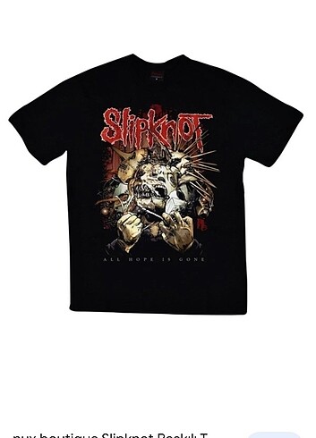 Stoedfame Slipknot Baskılı T-Shirt