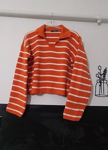 NATHIA ÇİZGİLİ KAZAK  - Görsel 3