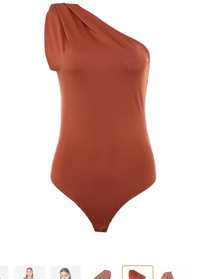 Tek Kol Drapeli Bluz - Görsel 3