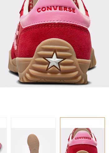 38 Beden pembe Renk Orjinal Converse Runstar sezon ürünü spor ayakkabı