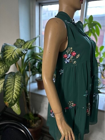 38 Beden yeşil Renk Zara mango LCW koton Trendyol defacto