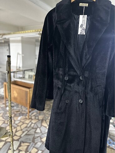 universal Beden siyah Renk Zara/mango/bershka/koton/kadın kaban