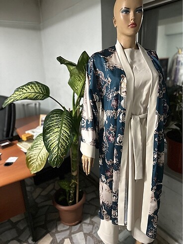 Diğer Zara kimono 3?lü takım kadın abaya