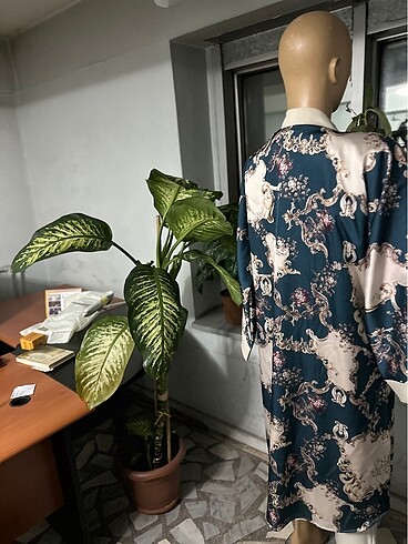 46 Beden çeşitli Renk Zara kimono 3?lü takım kadın abaya