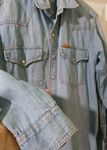 Diğer Düğmeli Gri Mavi Kadın Denim Ceket