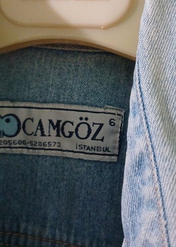 38 Beden Düğmeli Gri Mavi Kadın Denim Ceket