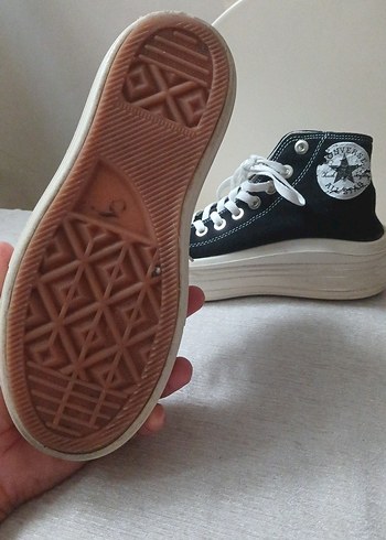 36 Beden siyah Renk Siyah dolgu taban converse