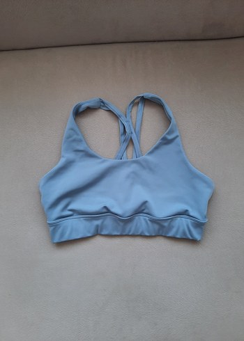Pastel Mavi Atletik Spor Sütyeni