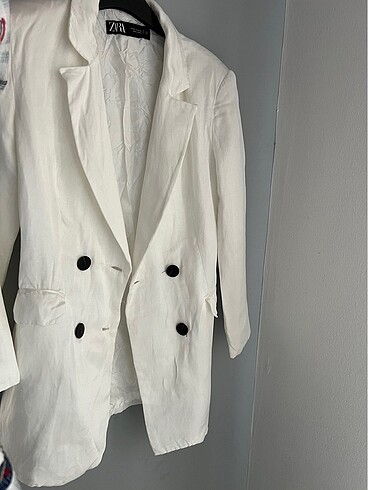 Zara beyaz blazer ceket