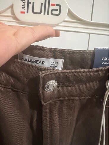 s Beden Pull and bear kahverengi jean