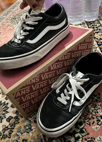 Vans Siyah Bağcıklı Spor Ayakkabı Sneaker - Görsel 2