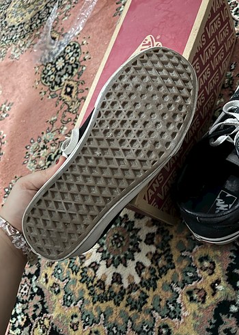 Vans Siyah Bağcıklı Spor Ayakkabı Sneaker - Görsel 4