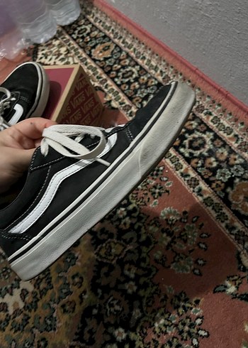 Vans Siyah Bağcıklı Spor Ayakkabı Sneaker - Görsel 6
