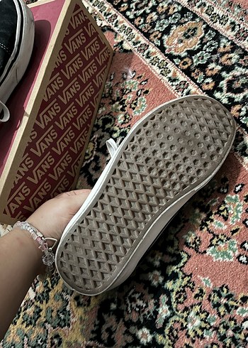 Vans Siyah Bağcıklı Spor Ayakkabı Sneaker - Görsel 5