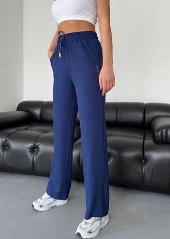 s-m-l-xl-xxl Lacivert Bol Kesim Midi Kadın Eşofman Altı