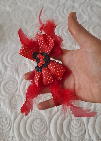 6 ay Kınası için Kırmızı otrişli bebek Abiye Elbise - Görsel 3