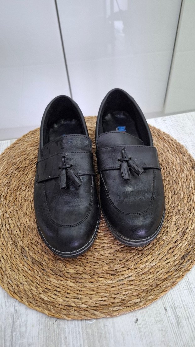 Erkek Siyah Püsküllü Klasik Ayakkabı - Görsel 2