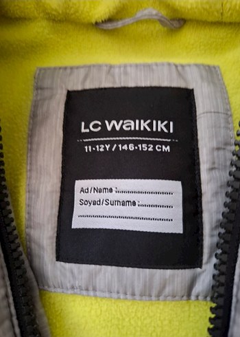 Erkek Çocuk Gri Fermuarlı  Mont lcw marka - Görsel 3