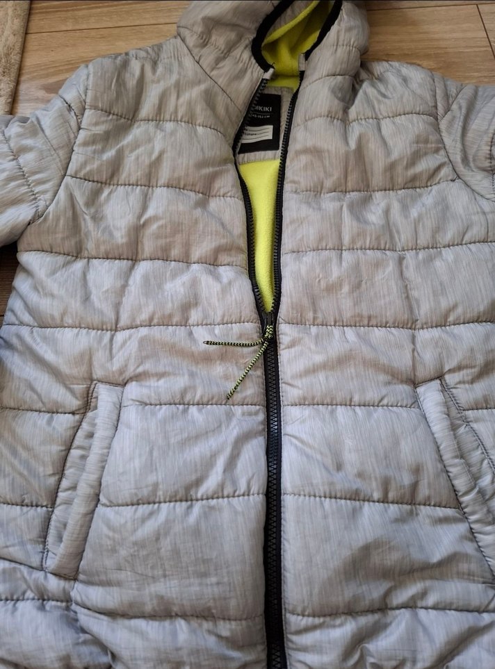 Erkek Çocuk Gri Fermuarlı  Mont lcw marka - Görsel 4