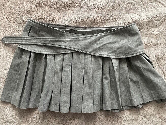 Zara pileli mini etek