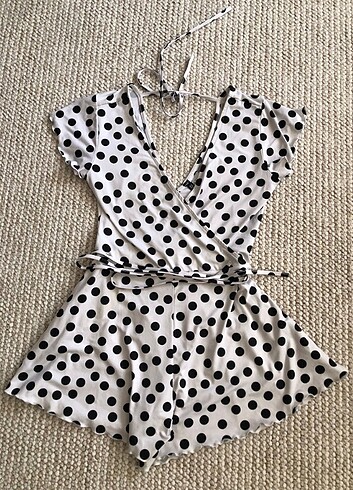 h&m şort tulum