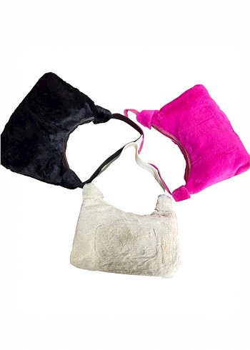 Peluş Kadın Çantası - Görsel 2