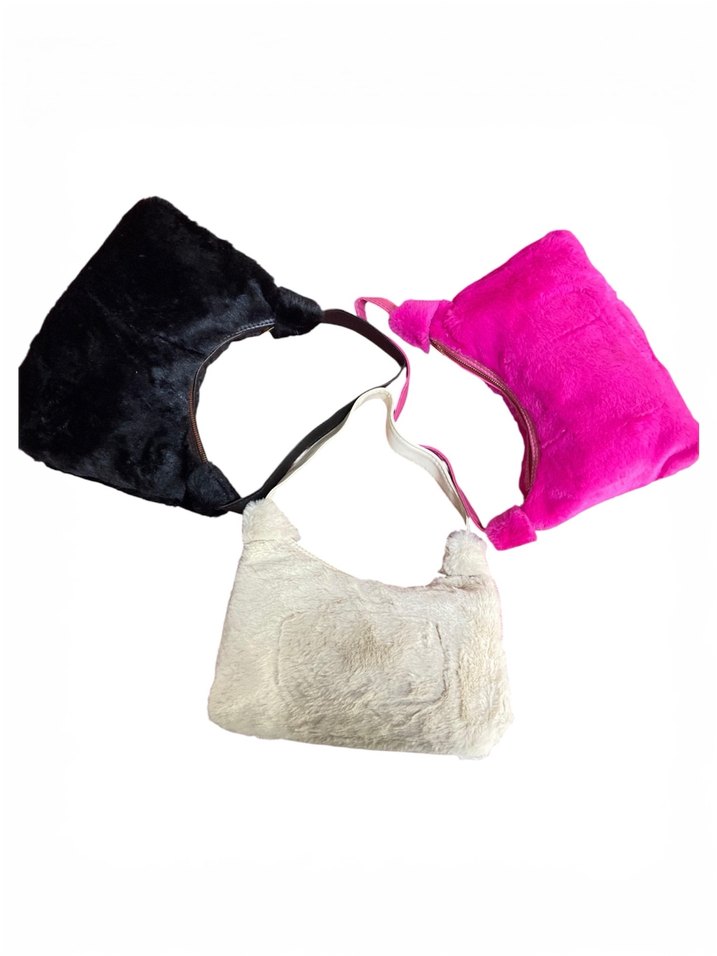 Peluş Kadın Çantası - Görsel 2