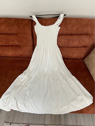 Diğer Beyaz uzun elbise
