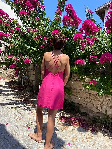 s Beden H&M dört dekolteli tatil elbisesi
