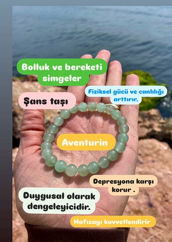 Yeşil Aventurin Bohem Bileklik