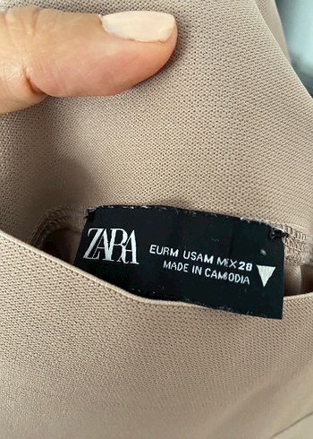 Zara pudra yüksek bel tayt - Görsel 4