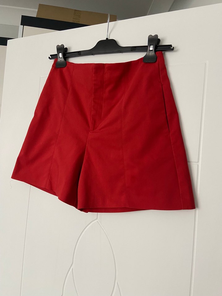 Mango yüksek bel şort - Görsel 4