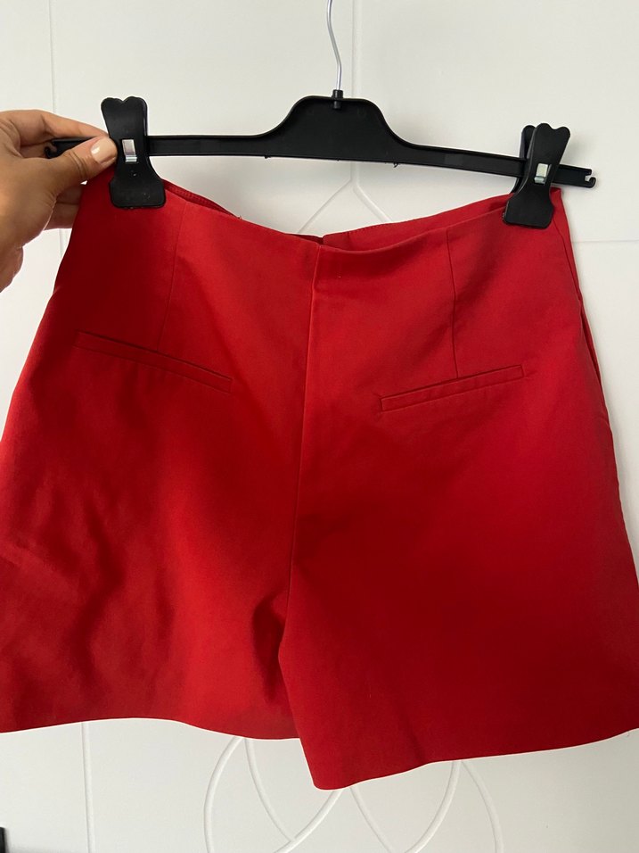 Mango yüksek bel şort - Görsel 3