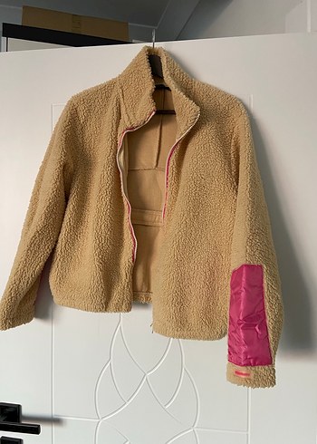 Xint Bej Peluş Kadın Ceket