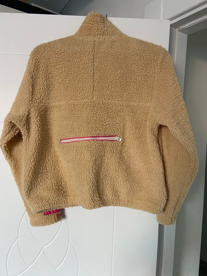 Bej  Peluş Kadın Ceket - Görsel 3