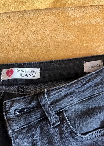 Koton Koton Gri Kadın Kot Pantolon Tokalı