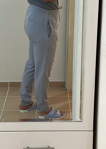 Gri Hamile Pantolonu, Düzenli Kesim - Görsel 4