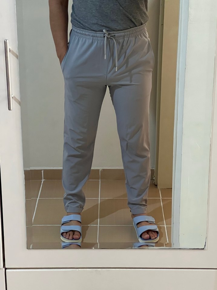 Gri Hamile Pantolonu, Düzenli Kesim - Görsel 5