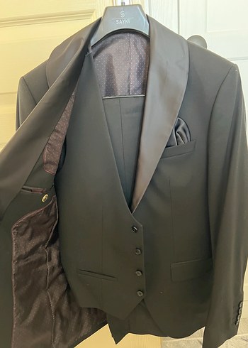 Siyah  Erkek Takım Elbise - Görsel 4